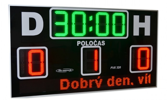 Časomíra - ukazatel skóre - fotbal - FVG 320