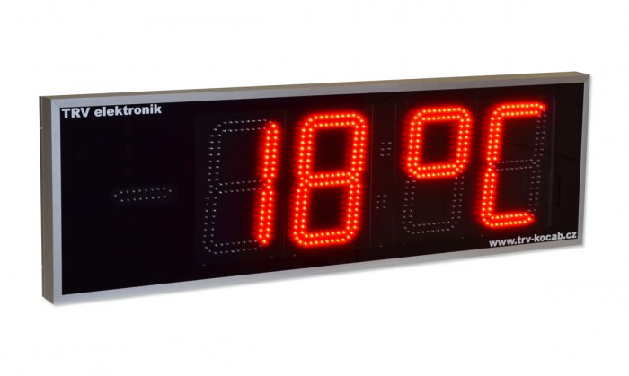 Digitální LED hodiny+teplota T260
